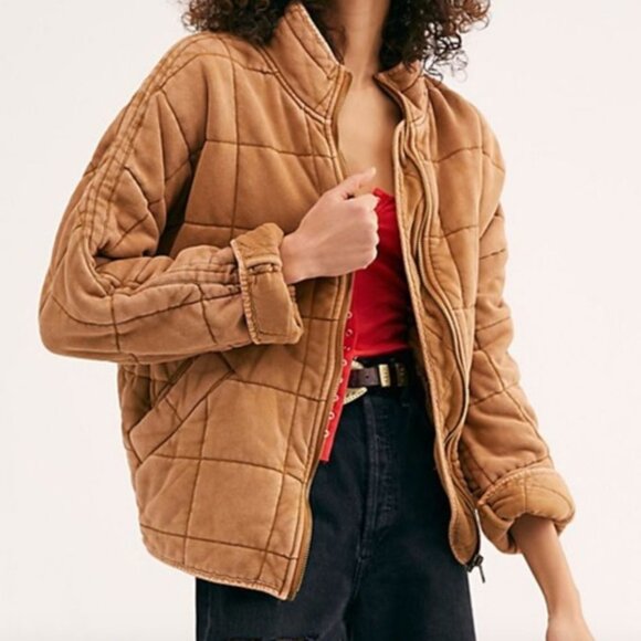 NWT Free People Dolman Quilted Jacket - Picture 1 of 9